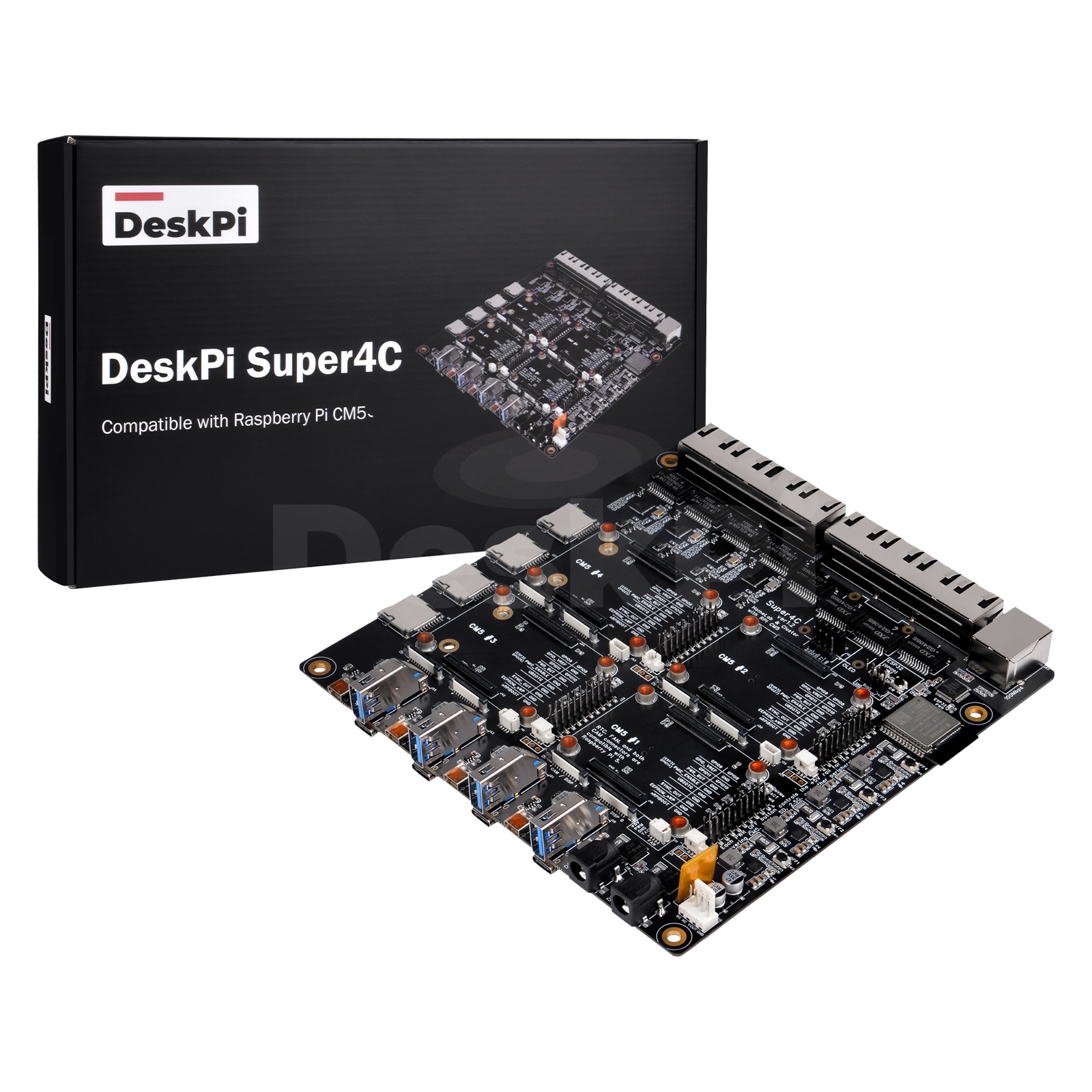 DeskPi Super4C Raspberry Pi CM - огляд і ціна Deskpi Super6C